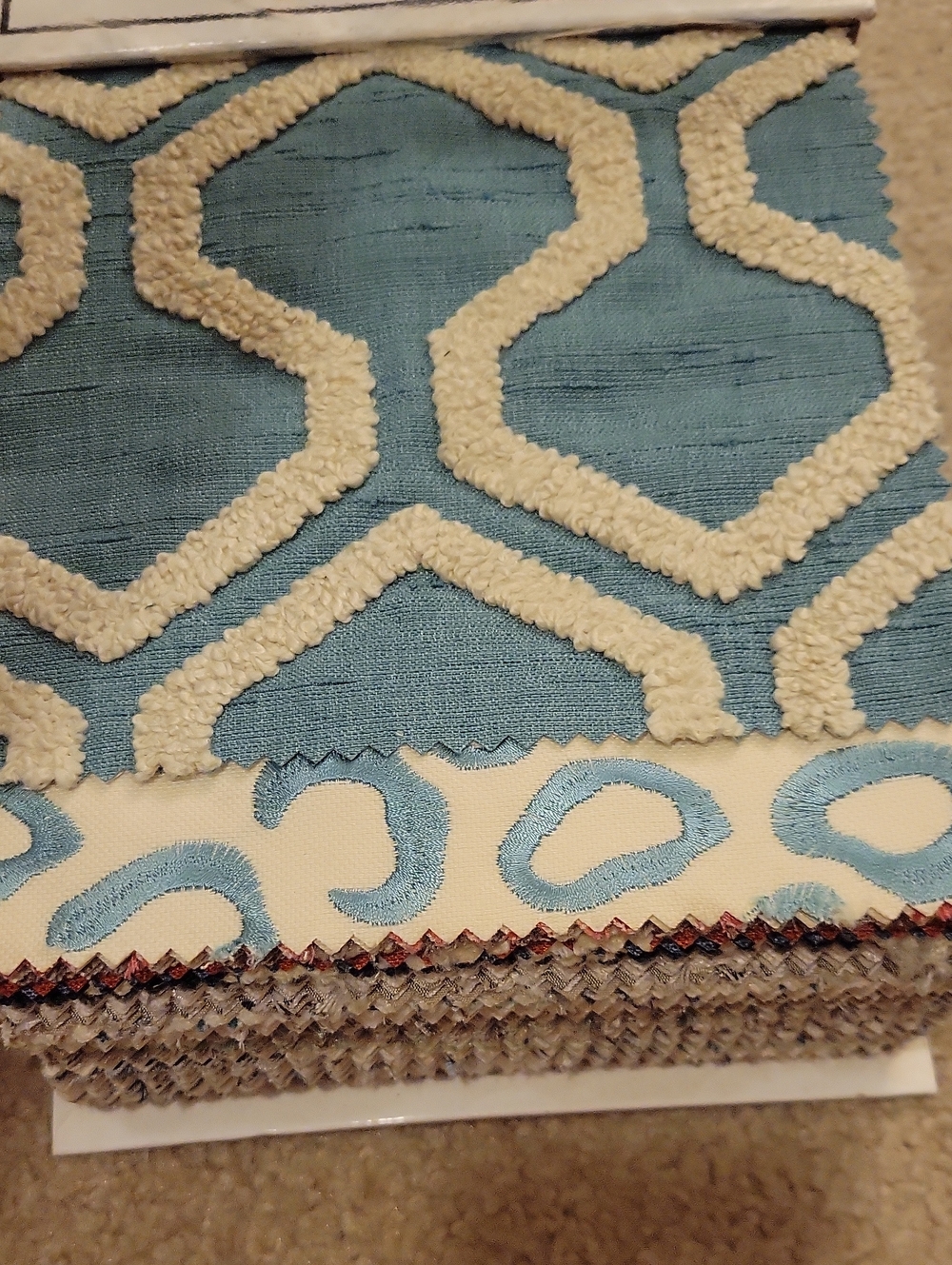 NORBAR Avatar Embroidered Fabric Huge Swatch Book